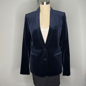 NWT Theory Navy Velvet Blazer - Size 4